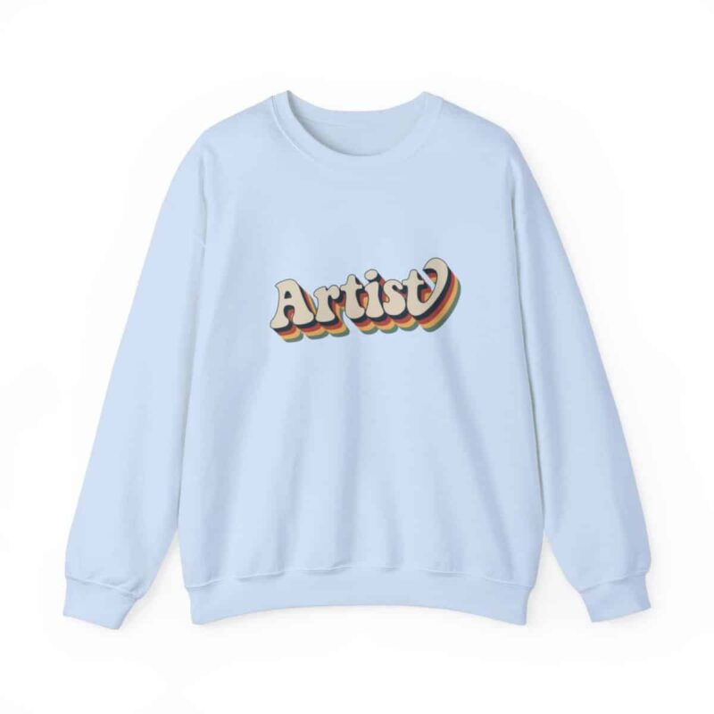 Retro Groovy Artist Sweatshirt