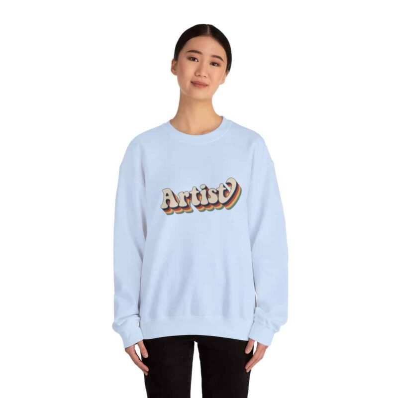 Retro Groovy Artist Sweatshirt