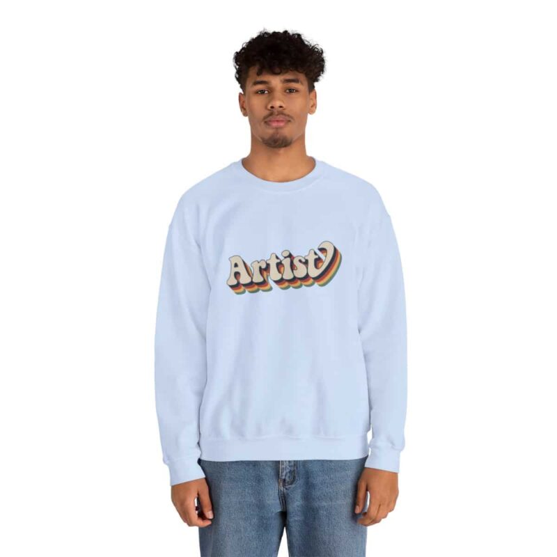 Retro Groovy Artist Sweatshirt