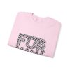 Fur Mama Checkerboard Racing Print Sweatshirt