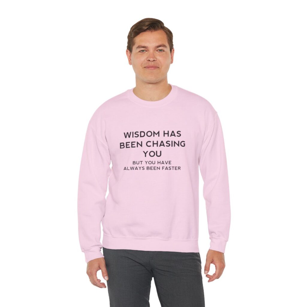 Chasing Wisdom Funny Sweatshirt