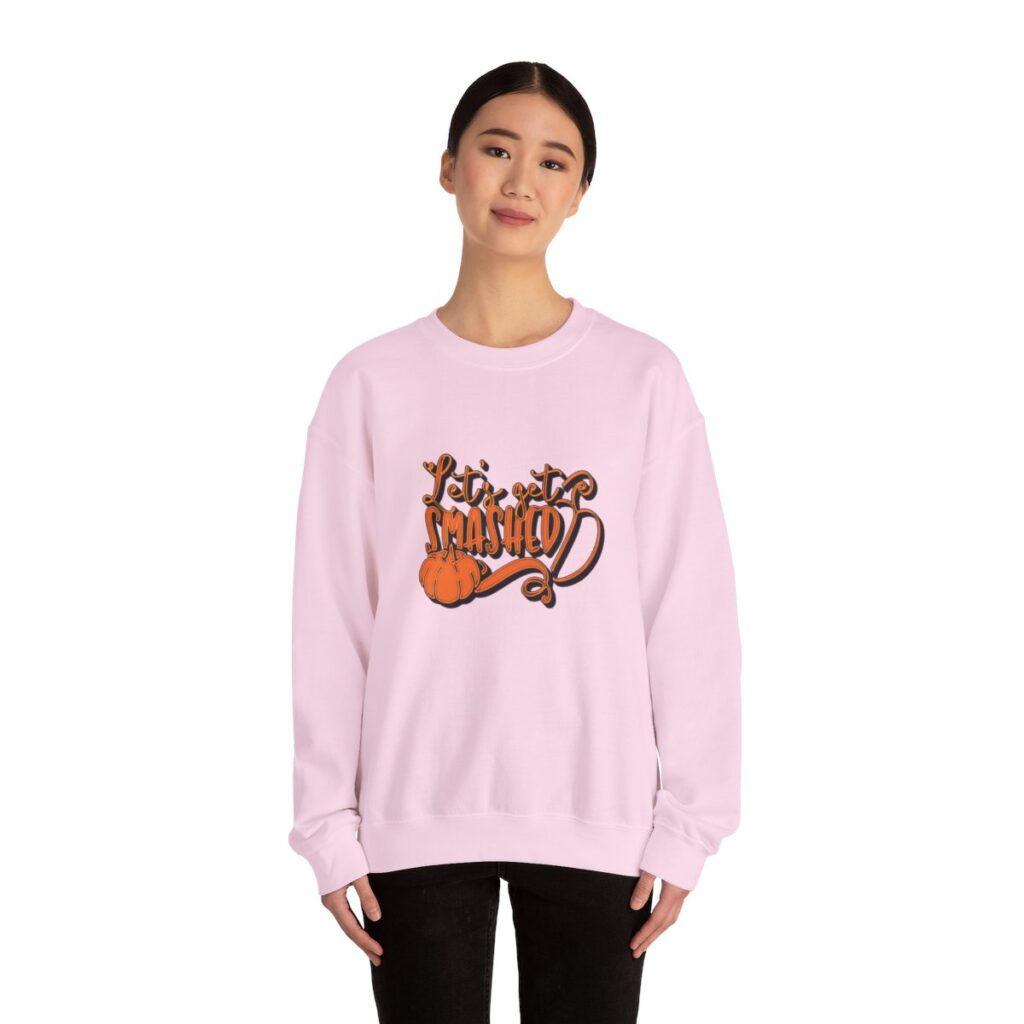 Let's Get Smashed Pumpkin Unisex Crewneck Sweatshirt