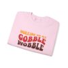 Working on my Gobble Wobble Thanksgiving Sweatshirt