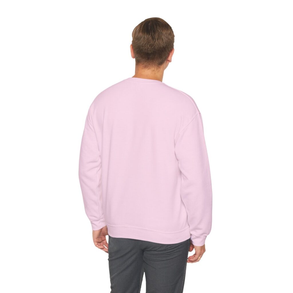 Pink Skull and Cross Bones Unisex Heavy Blend Crewneck Sweatshirt