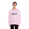 Vintage Blue Pumpkins Fall Unisex Crewneck Sweatshirt