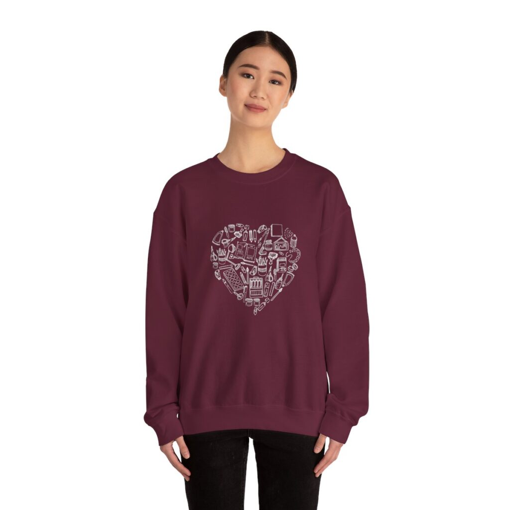 Creative Heart Artist Sweatshirt