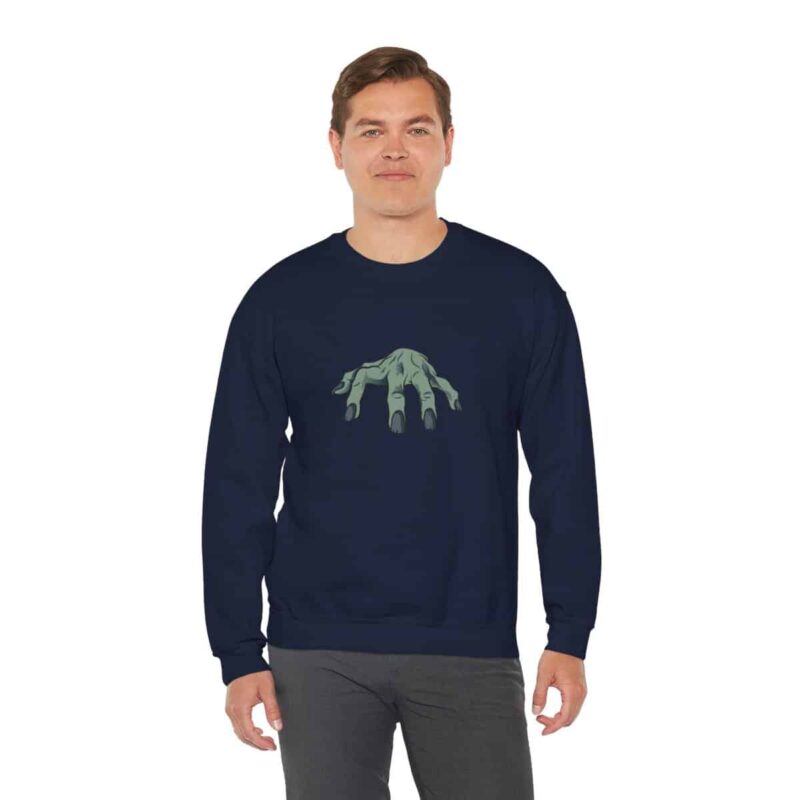 Zombie hand Halloween Sweatshirt