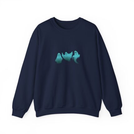 Blue Ghosts Halloween Sweatshirt