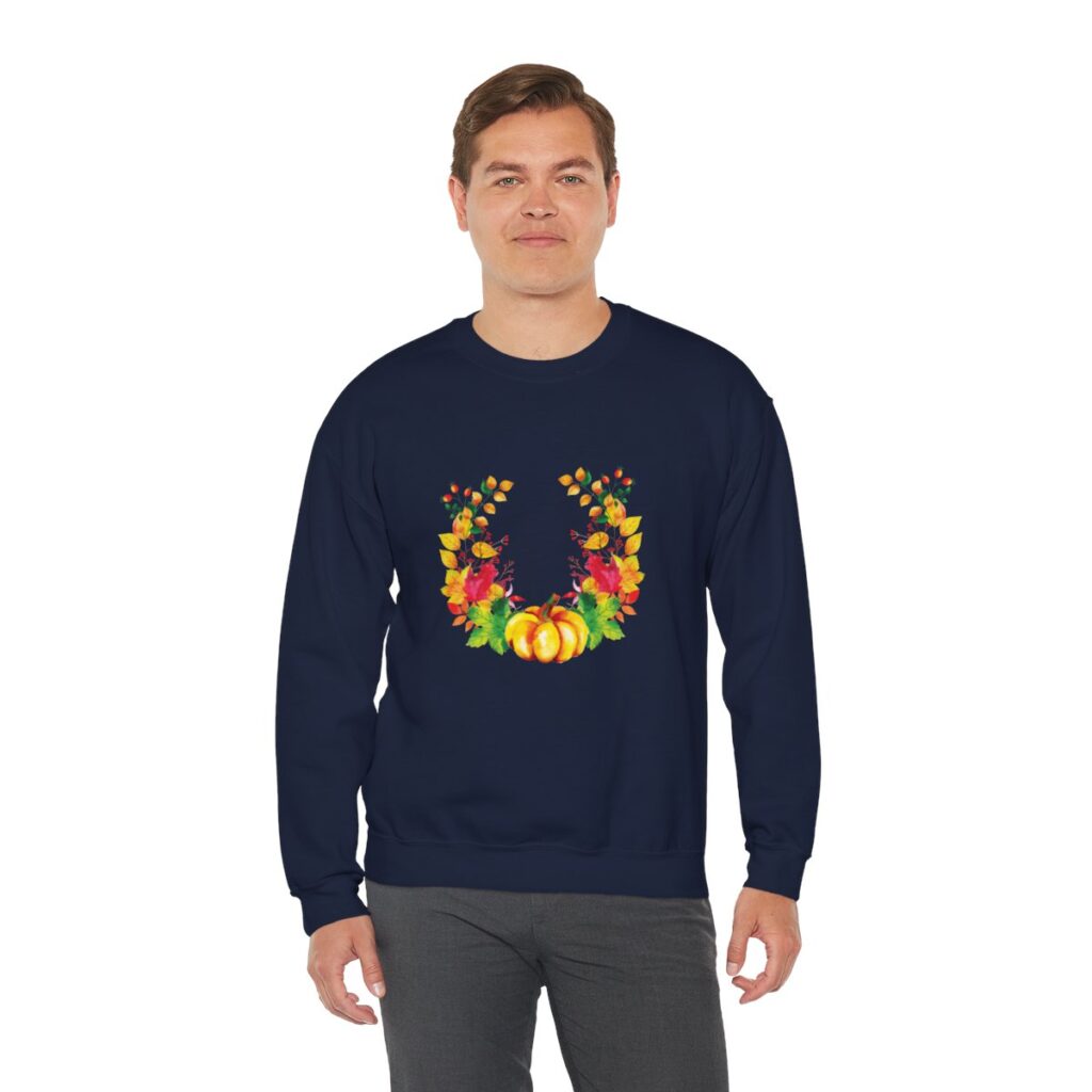 Fall Wreath Unisex Crewneck Sweatshirt