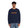 Row of Pumpkins Fall Halloween Sweatshirt