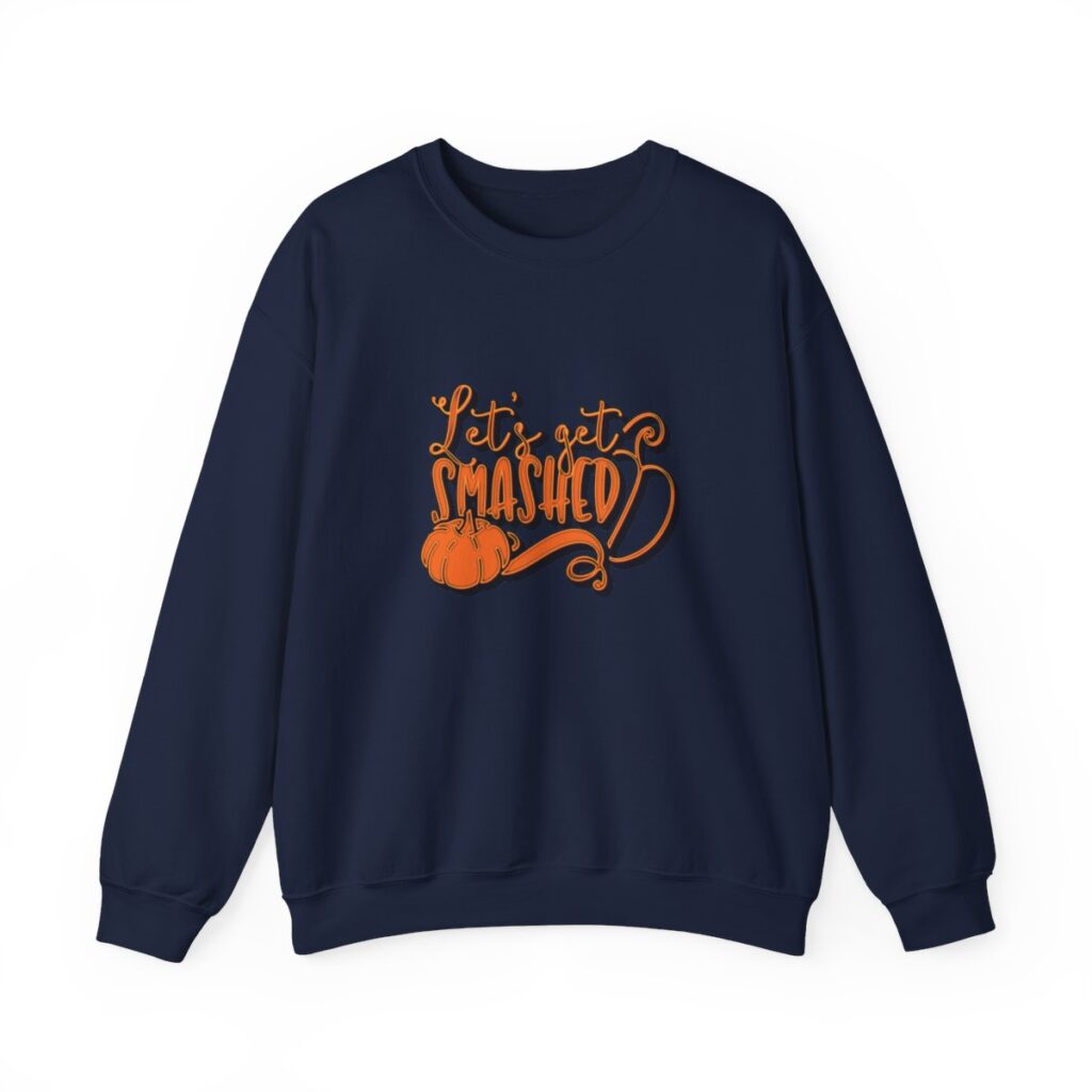 Let's Get Smashed Pumpkin Unisex Crewneck Sweatshirt