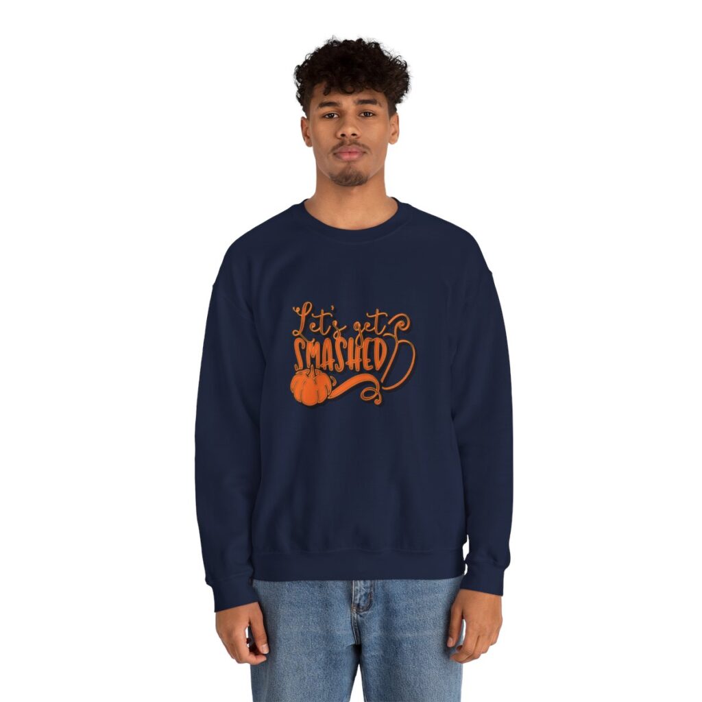 Let's Get Smashed Pumpkin Unisex Crewneck Sweatshirt