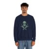 Rock Skull and Crossbones Unisex Heavy Blend Crewneck Sweatshirt