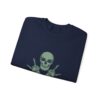 Rock Skull and Crossbones Unisex Heavy Blend Crewneck Sweatshirt