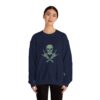 Rock Skull and Crossbones Unisex Heavy Blend Crewneck Sweatshirt