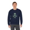 Rock Skull and Crossbones Unisex Heavy Blend Crewneck Sweatshirt