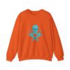 Teal Skull and Cross Bones Sweatshirt