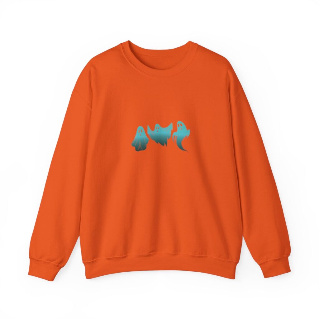 Blue Ghosts Halloween Sweatshirt