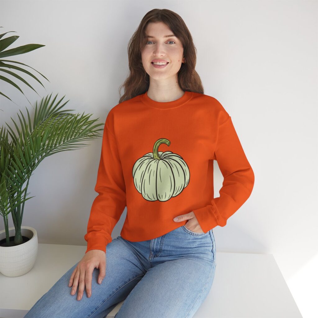 Vintage Sketched Pumpkin Sweatshirt