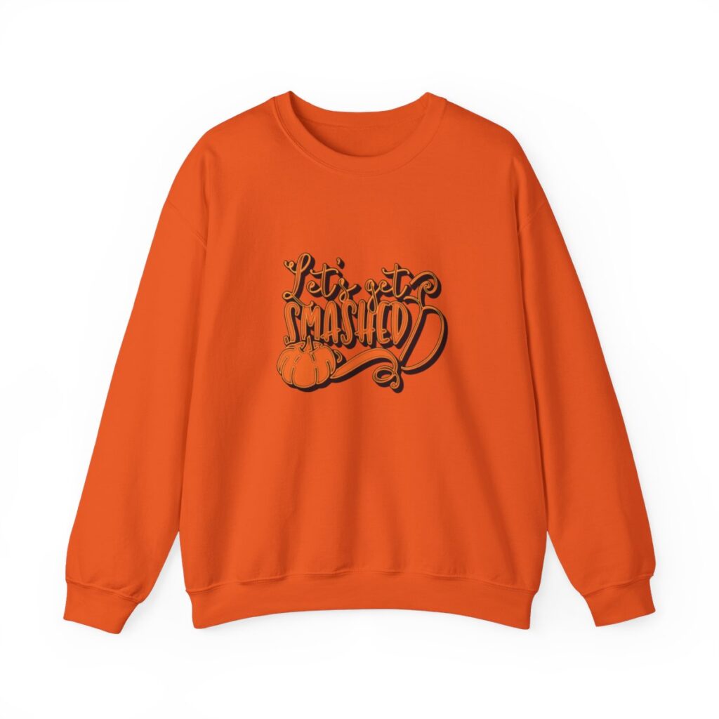 Let's Get Smashed Pumpkin Unisex Crewneck Sweatshirt