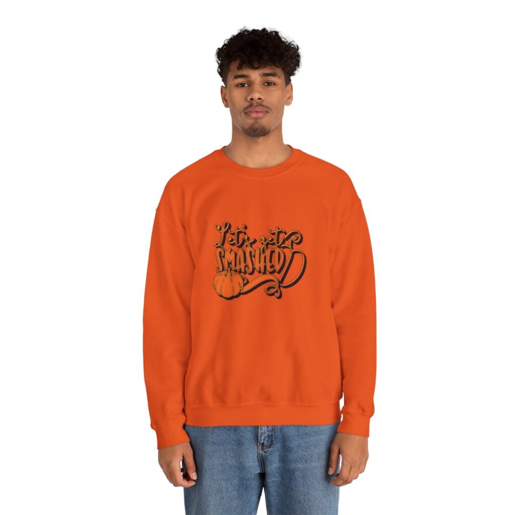 Let's Get Smashed Pumpkin Unisex Crewneck Sweatshirt