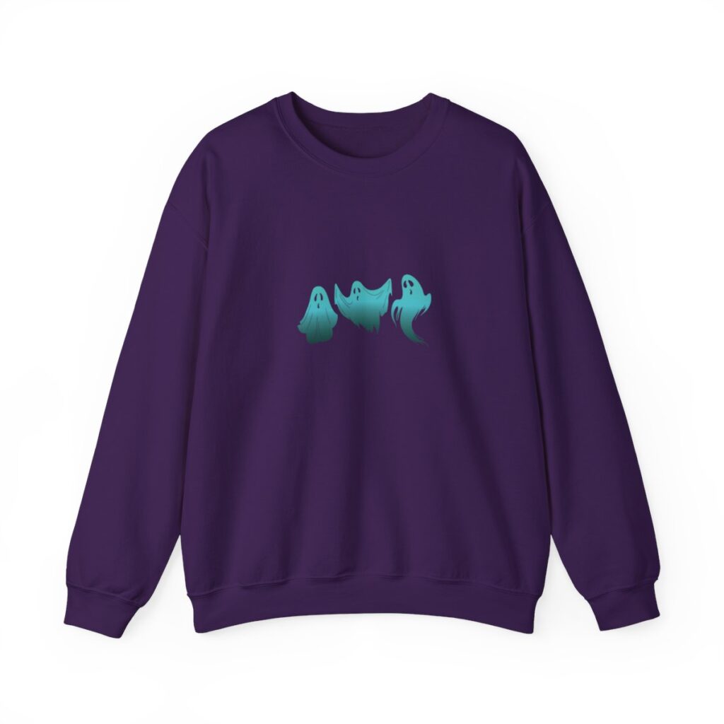 Blue Ghosts Halloween Sweatshirt