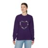 Vintage Blue Pumpkin Heart Crewneck Sweatshirt