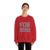 Fur Mama Checkerboard Racing Print Sweatshirt