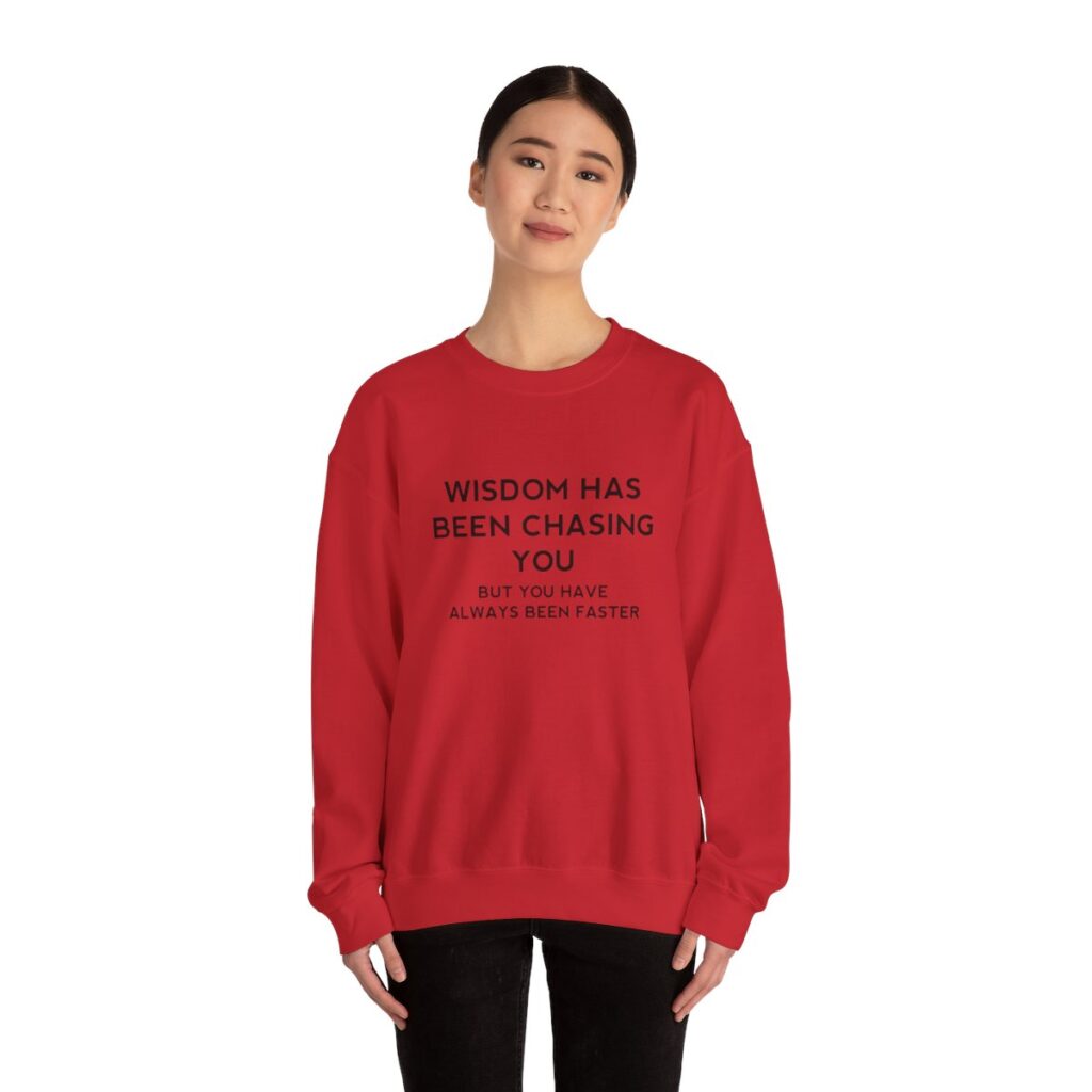 Chasing Wisdom Funny Sweatshirt