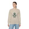 Rock Skull and Crossbones Unisex Heavy Blend Crewneck Sweatshirt