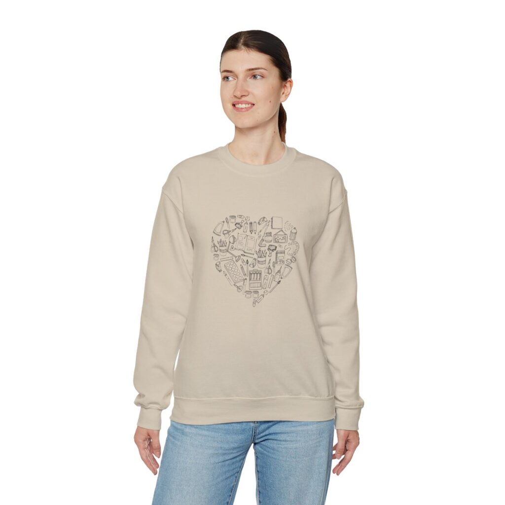 Creative Heart Artist Sweatshirt