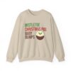 Mistletoe, Christmas Pud and Baby Bumps Pregnancy Announcement Sweatshirt