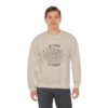 Tangled Christmas Lights Crewneck Sweatshirt - All is Calm, All is Bright