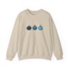 Vintage Blue Pumpkins Fall Unisex Crewneck Sweatshirt