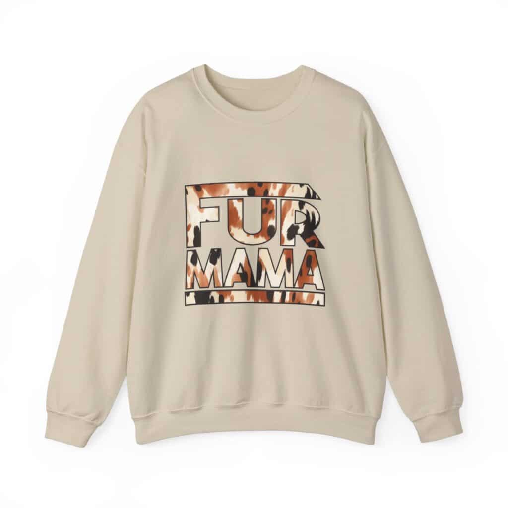 Fur Mama Buffalo Print Women's Sweatshirt