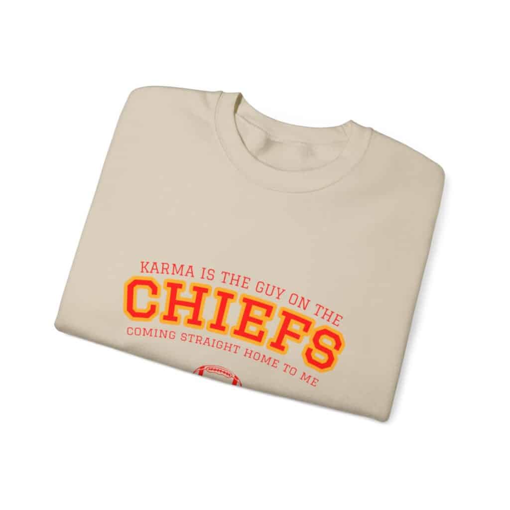 Funny Taylor Swift Travis Kelce Karma Sweatshirt