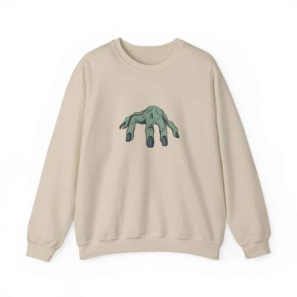 Zombie hand Halloween Sweatshirt