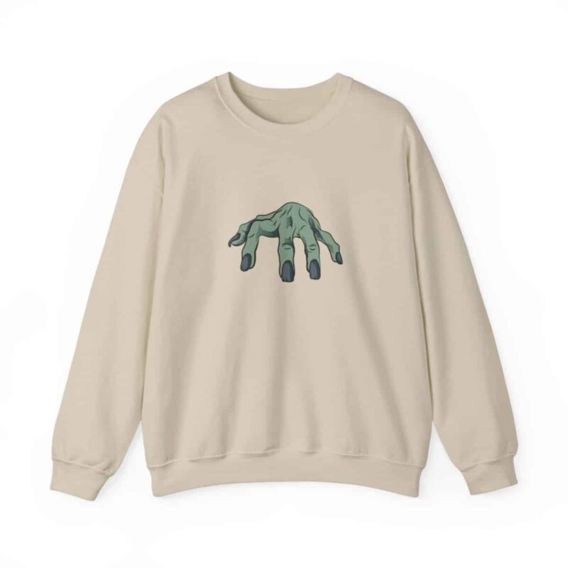 Zombie hand Halloween Sweatshirt