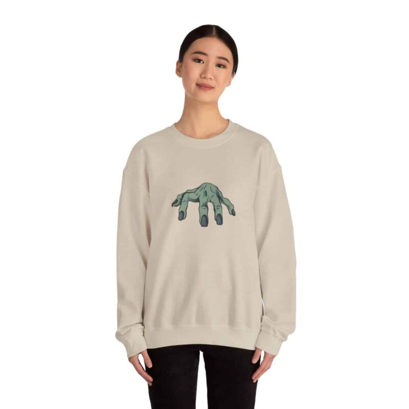 Zombie hand Halloween Sweatshirt