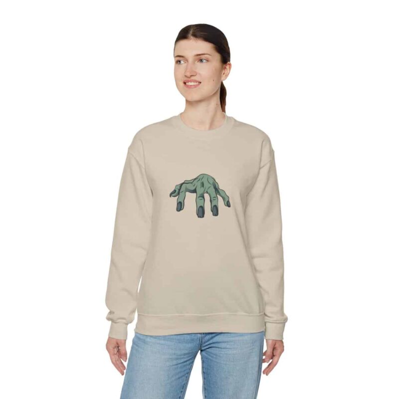 Zombie hand Halloween Sweatshirt