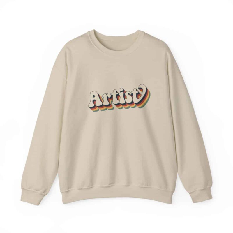 Retro Groovy Artist Sweatshirt