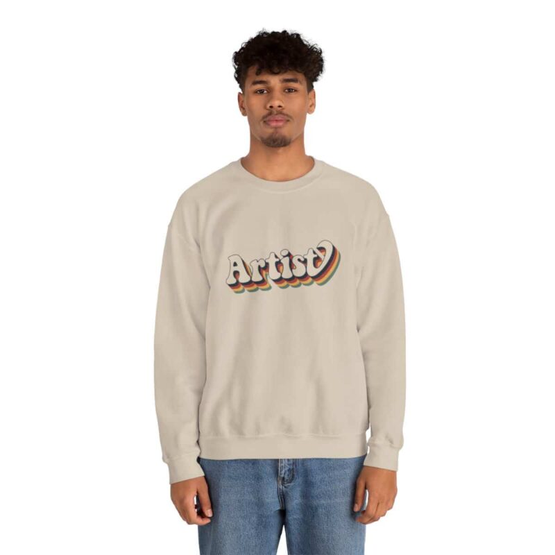 Retro Groovy Artist Sweatshirt