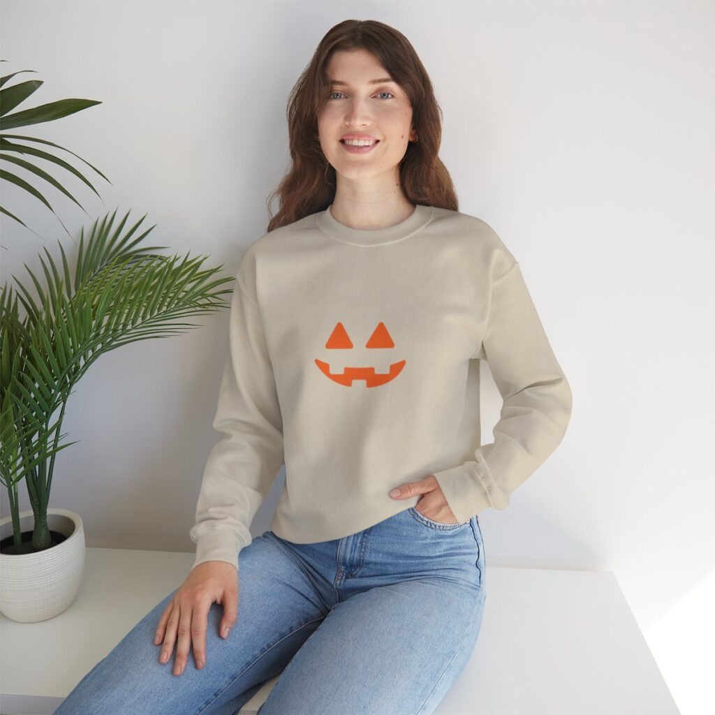 Jack O'Lantern Halloween Sweatshirt