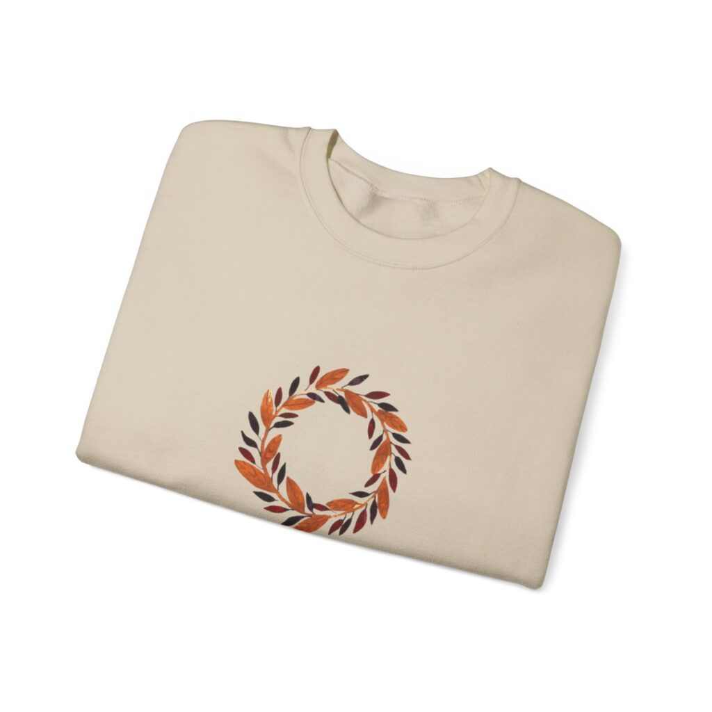 Fall Wreath Pretty Thanksgiving Sweatshirt