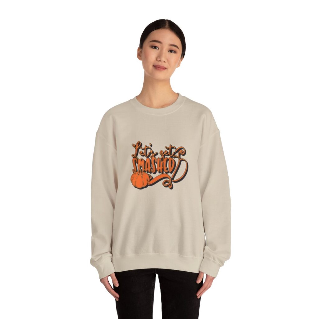 Let's Get Smashed Pumpkin Unisex Crewneck Sweatshirt