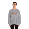 Row of Pumpkins Fall Halloween Sweatshirt