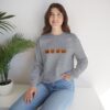 Row of Pumpkins Fall Halloween Sweatshirt