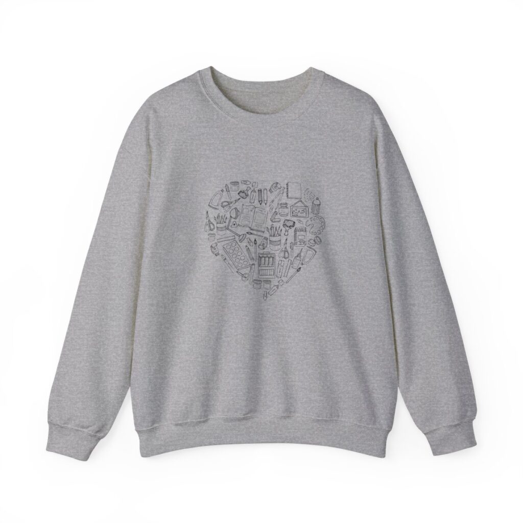 Creative Heart Artist Sweatshirt