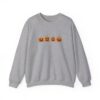 Row of Pumpkins Unisex Heavy Blend Crewneck Sweatshirt