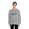 Vintage Blue Pumpkins Fall Unisex Crewneck Sweatshirt